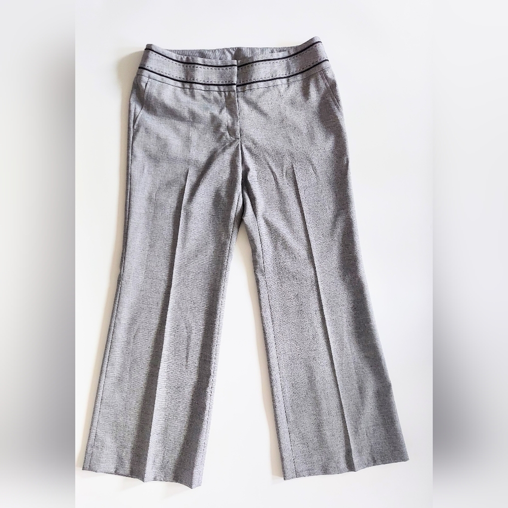 Classiques Entier Midrise Trouser Dress Pants Size 10 Gray Black